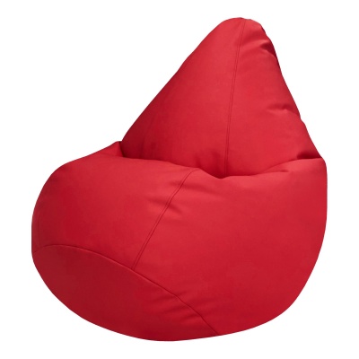 Кресло мешок Экокожа Красный XXXL (размер 100х100х150 см) Папа Пуф заказать в интернет магазине Папа Пуф с доставкой